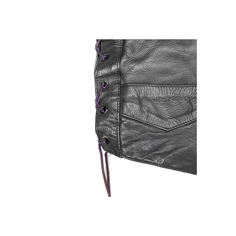 MOTORCYCLE LEATHER VEST